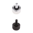 thumbnail image 1 of 2 Uds 6mm 1/4 Pulgadas CNC Aluminio Motocicleta Tornillo de Montaje de Asiento Moleteado para Harley (negro + Plata) Soledad Tornillo de perno de asiento de 6 mm, 1 of 10