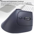 thumbnail image 4 of Ratón Inalámbrico Vertical, Ratón Vertical Ergonómico De 2,4 GHz, Recargable, Silencioso, DPI Ajustable Para Ordenador Portátil, 4 of 7
