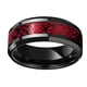 thumbnail image 3 of Anillo para parejas con rubíes en forma de corazón para hombres y mujeres, 3 of 5