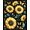 Yellow, Pattern 1, variant on Flatwoven High Traffic Area Rug, Rustic Floral Sunflower Aesthetic, Non Slip, Stain Resistant, Washable Area Rugs for Living Room, Bedroom(Yellow, 4X6)
