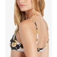 thumbnail image 3 of Volcom Juniors Black Floral Shore She Can Scoop-Neck Bikini Top, 3 of 3