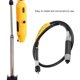 thumbnail image 5 of Eje De Amoladora Eléctrica, Eje Flexible De Buena Flexibilidad Duradero Para Taladro Eléctrico Para Amoladora Eléctrica Con Mandril De Tres Mordazas OTVIAP 6mm Flexible Shaft, 5 of 8