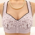 thumbnail image 4 of Lixiuxyad Full Coverage Bra For With Superior Support And Comfort All Day Wireless T Shirt Bra Seamless Underwear For Plus Bust,Bras for Women Pink 46, 4 of 4