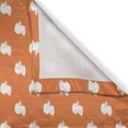 thumbnail image 3 of Ambesonne Dogs Kitchen Curtains, Fluffy Furry Poodle Animals, 55"x39", Dark Orange and White, 3 of 3