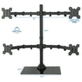 thumbnail image 6 of VIVO Quad Monitor Desk Stand Mount Freestanding Glass Base | 4 Screens up to 27", 6 of 6