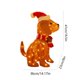 thumbnail image 3 of Fiudx Luces Navideñas de Perro Salchicha, Estructura de Hierro y Plástico, Decoración para Interiores y Exteriores, Decoración para Eventos Festivos y de Temporada, Fácil Montaje, Tamaño 20 X 22 X 42, 3 of 6