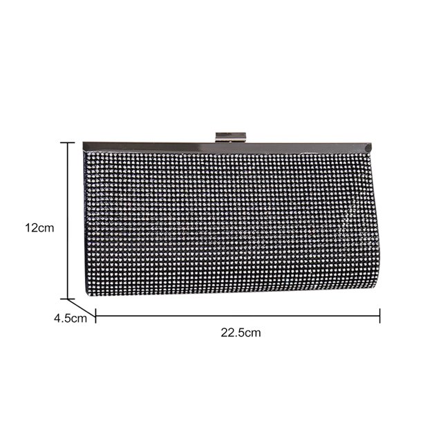 Bolsa de mano con diamantes de imitación para mujer cadena chispeante fiesta graduación noche de hombro Sywqhk Para Estrenar