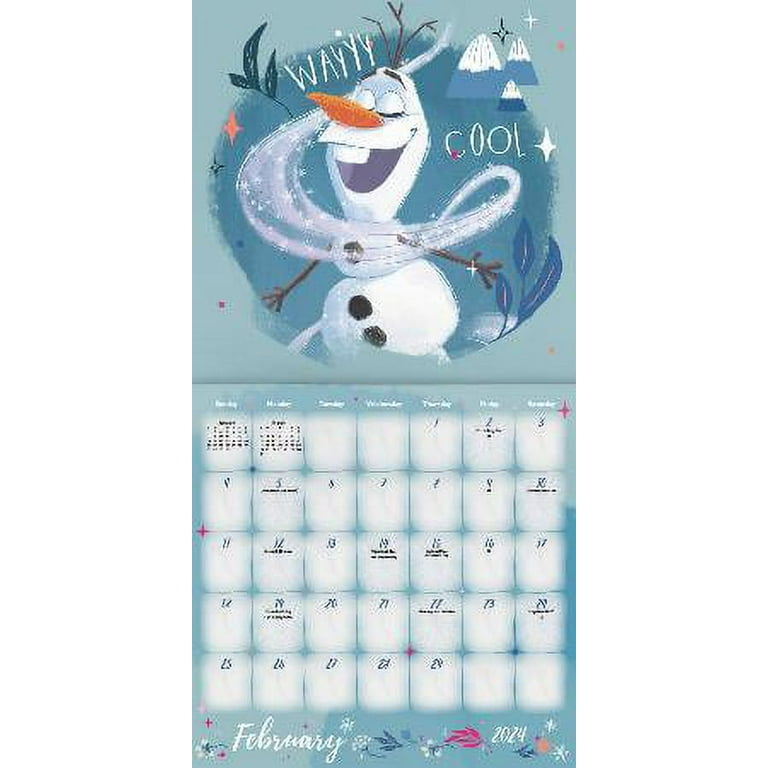 Trends International 2024 Disney Frozen Wall Calendar 