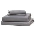 thumbnail image 1 of Juego de Sábanas Microfibra Suave Color Gris Talla King Size | Juego 4 Piezas Ajustables y Resistentes Kyuden Home, 1 of 5
