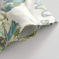 thumbnail image 2 of DriftAway Layla Classic America Style Floral Leaves Pattern Semi Sheer 3 Pieces Rod Pocket Kitchen Window Curtain, 2 of 5