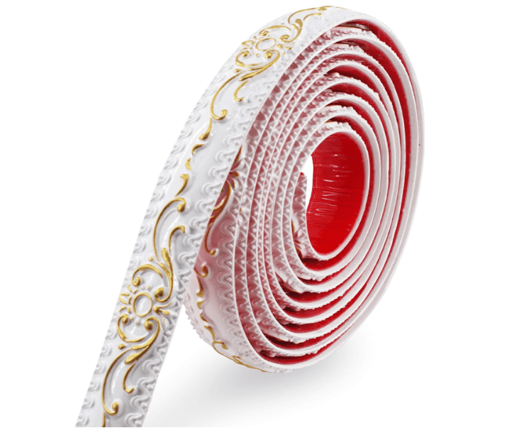 MOYISHI SelfAdhesive Flexible Molding Trim Wall Trim, 16.4 Feet x 1.4