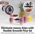 thumbnail image 5 of Hamilton Beach PowerBlend Duo Smoothie Blender, 52 oz Glass Jar & 20 oz. Personal Jar, 825W, Stainless Steel Blades, Black, 5 of 9