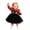 dress 402Red236, variant on HAYIMI Festival Halloween Cat Eye Long Sleeve Girls Dress With Skirt For Autumn O-Neck Boho Dresses