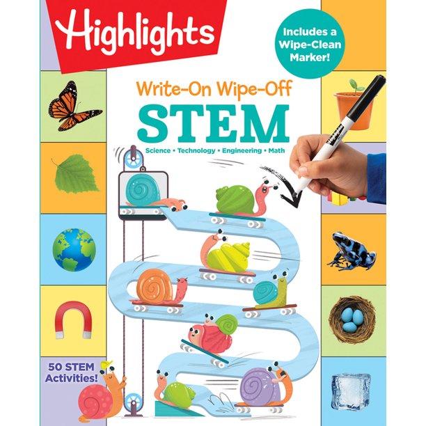 Highlights WriteOn WipeOff Fun to Learn Activity Books WriteOn Wipe