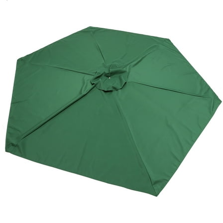 UNOMOR Garden Parasol Canopy Replacement with Ventilation System Green 1Pcs