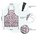 thumbnail image 7 of Pioneer Flower Floral Print Pattern Kids Aprons for Girls and Boys,Adjustable Neck Strap Toddler Aprons for Kids Cooking Baking, 7 of 7