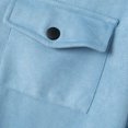 thumbnail image 4 of Jackets for Men 2025 Fall Winter Long Sleeve Button Down Collared Casual Loose Jacket with Pockets Outerwear Coat, 4 of 7