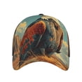 thumbnail image 2 of Yiaed Western Desert Cactus Bald Eagle Print Cap Adjustable Size for Running Workouts and Outdoor Activities All Seasons, 2 of 5