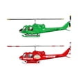 thumbnail image 3 of Atlantis Models Huey Choppers (2): US Army Gunship & Firefighter Helicopter (Snap), 3 of 3