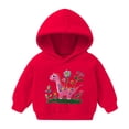 thumbnail image 2 of Frostluinai Oversized Hoodies for Kids 2-7Y Funny Graphic Pullover Long Sleeve Warm Fall Sweatshirts Casual Loose Pullover Tops, 2 of 6