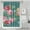 White-25, variant on Pioneer Colorful Floral Shower Curtain for Bathroom Home Decor Bathtubs Waterproof Fabric Curtain with 12 Hooks 72x72in