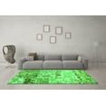 thumbnail image 3 of Ahgly Company Indoor Rectangle Oriental Green Industrial Area Rugs, 2' x 3', 3 of 4