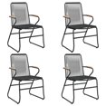thumbnail image 2 of vidaXL 5 Piece Garden Dining Set Black PVC Rattan, 2 of 5