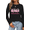 1121Tree Black, variant on Womens Long Sleeve Merry Christmas T-Shirts Christmas Tree Bright Graphic Tee Tops Tops