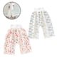 thumbnail image 2 of Laklulu 2 paquetes de pantalones de pañales impermeables y a prueba de fugas, pantalones de pañales de tela para entrenamiento para ir al baño, pantalones de pañales para bebés y niñas durante la, 2 of 6