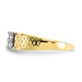 thumbnail image 4 of 10k Yellow Gold Cubic Zirconia Cz Baby Ring, 4 of 9