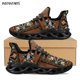 thumbnail image 1 of Zapatillas deportivas de malla con estampado tribal africano para mujer, cómodas, con plataforma y cordones, ligeras, para mujer, 1 of 6