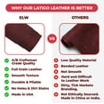 thumbnail image 6 of ELW 9-10 oz 3.6-4mm Craftsmen Belt Grade Latigo Leather  8"x24" Cognac  Crafting Sheets Heavy Duty Hides  Genuine Cowhide Full Grain Leather Strap for Sheath, Holsters, Crafts, 6 of 9
