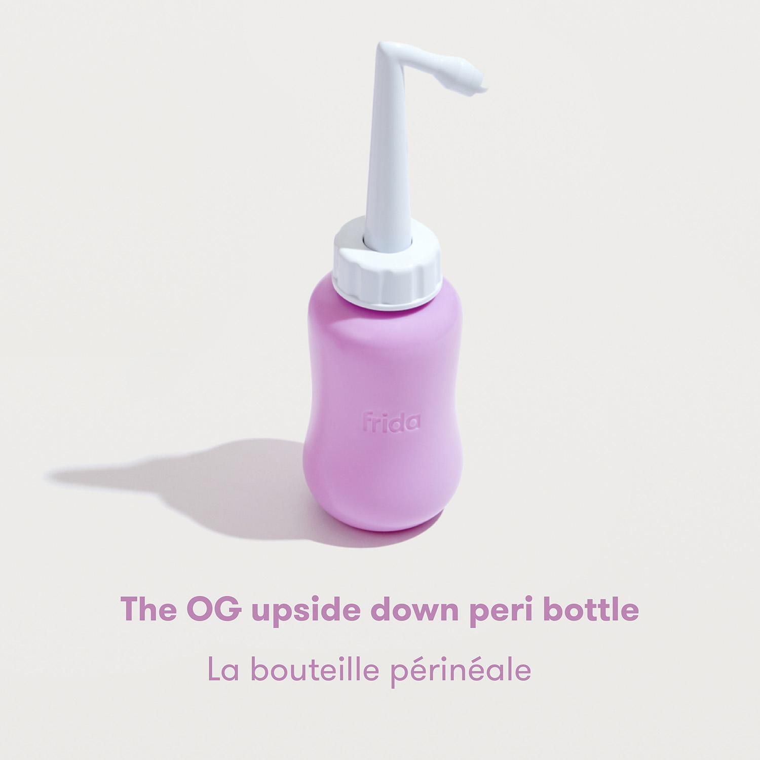 Frida Mom - Upside Down Peri Bottle - Postpartum Recovery - The Original Fridababy MomWasher for Perineal Recovery and Cleansing After Birth - Hospital Bag Essential, Newborn Baby, Cleansing after Bir, 1 Peri Bottle