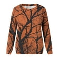 thumbnail image 4 of 50 % de Rabais Liquidation Chandail en Molleton Surdimensionné pour Femmes 2023 Mode Décontractée Manches Longues Col Rond Imprimé Halloween Chandail en Molleton Dames Hauts Blouse, 4 of 4