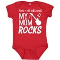 thumbnail image 3 of Inktastic For the Record, My Mom Rocks Boys or Girls Baby Bodysuit, 3 of 5