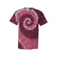 thumbnail image 2 of Dyenomite - Ripple Pigment Dyed T-Shirt - 200RP - Maroon Ripple - Size: S, 2 of 3