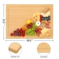 thumbnail image 3 of Stove Cover Board for Gas Stovetop - Raised Cutting Board with Legs and Juice Grooves, Adjustable Noodle Board Stove Cover for RV Stove Top (29.52"x21.65"), 3 of 7