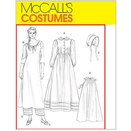 McCall's Misses' Early American Costume, CCD (10, 12, 14, 16)