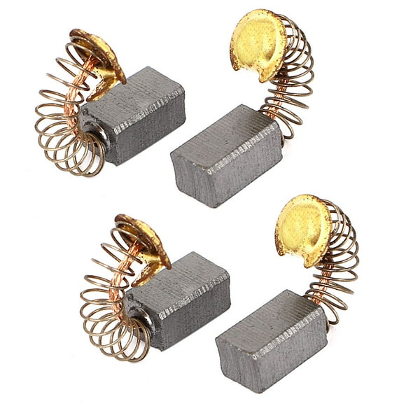 Unique Bargains 4 Pcs Replacement Motor Carbon Brushes 13mm x 7mm x 6mm for Electric Motors