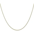 thumbnail image 3 of Avariah Diamonds Solid 10k Yellow Gold 0.9mm Carded Cable Rope Chain - 24", 3 of 9