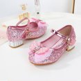 thumbnail image 2 of Girls Toddler/Big Kid Snow Queen Dress Shoes Heel Glitter Bow Party Queen Shoes, 2 of 4