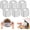 60 Pcs, variant on Aluminum Foil Insulation Cover for Food, Reusable Aluminum Foil Food Covers with Elastic Edges, For Refrigerator Storage Leftover Foods and Meal Preparation Fits Containers (30 Pcs)