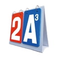 thumbnail image 2 of DYNWAVECA Flip Scoreboard Score Counter for Card Game Manual Score Flip Cards Flipping Card Game Desktop Score Keeper Score Flipper Red Blue, 2 of 10