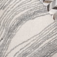 thumbnail image 6 of Safavieh Ebony Dusan Abstract Area Rug, Ivory/Gray, 6' x 6' Round, 6 of 10