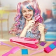 thumbnail image 2 of Hair Chalk Comb Temporary Hair Color Dye For Girls Kids Washable Diy Styling Toy 6 Colors With Hair Clips Perfect For Cosplay And Parties Plastic Material, 2 of 9