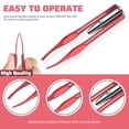 thumbnail image 4 of Light Hair Removal Glowing Tweezers Cosmetic Tweezers with Light Tools Men and Women Precision Eyebrow Eyelash Hair Removal Tweezers Stainless Steel Tweezers 2-Pack Tweezers with LED ..., 4 of 5