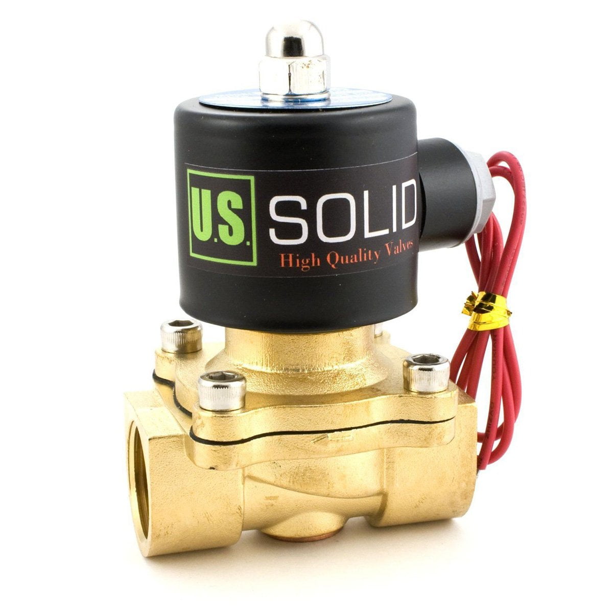 3/4" NPSM DC Brass Electric Solenoid Valve Water Air Normally Closed Valves J;b$ 