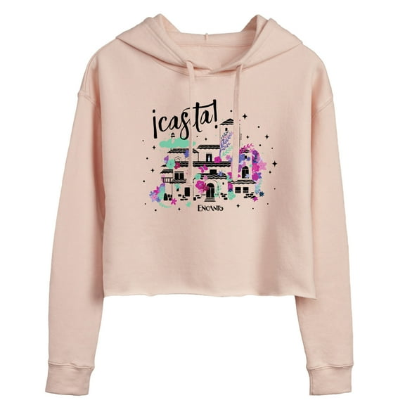 Encanto - Casita - Juniors Cropped Pullover Hoodie