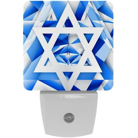 

Flag of Israel LED Square Night Lights - Portable and Stylish for Bedroom and Kids Room - Enhance Your Space with Soft and Soothing Illumination