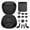 Black, variant on Wireless Controller Accessory Complete Component Pack Include Charging Dock Thumbsticks Paddles for Series 2